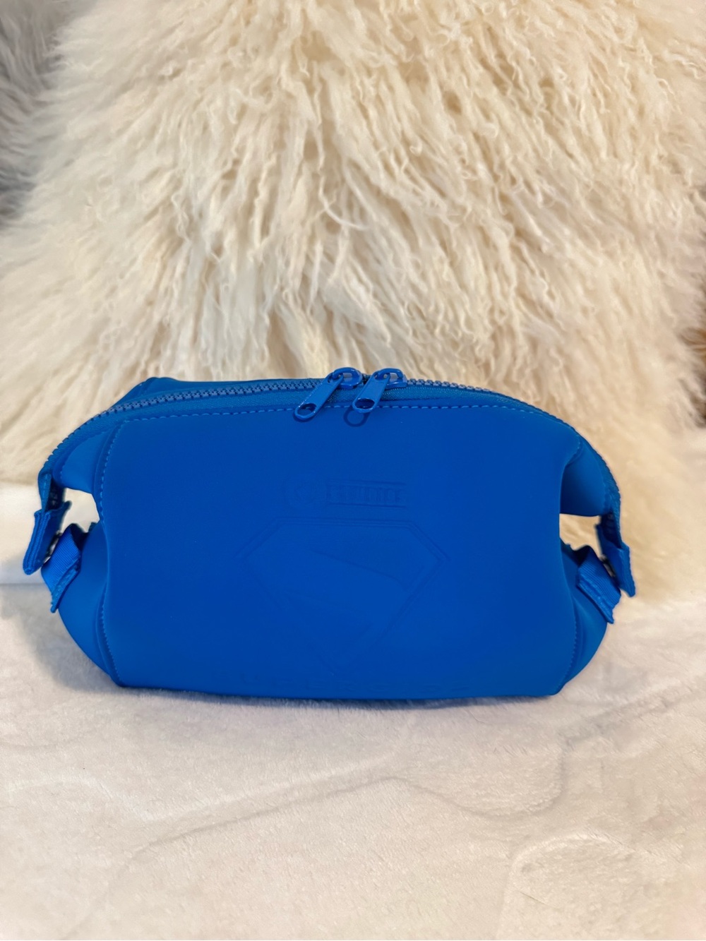 Joico Supergirl ULTA beauty Makeup Bag Pouch Bright Blue